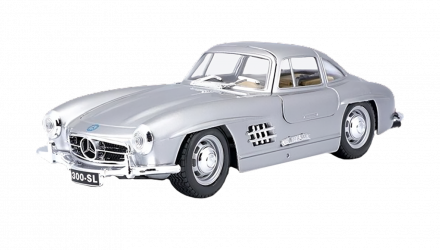 Машинка Bburago 1954 Mercedes-Benz 300 SL 1:24 Silver - Retromagaz, image 1