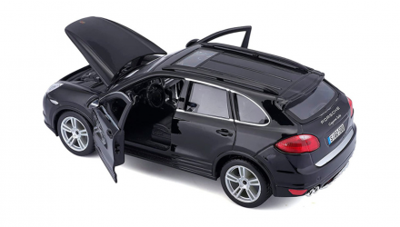 Машинка Bburago Porsche Cayenne Turbo 1:24 Black - Retromagaz, image 4