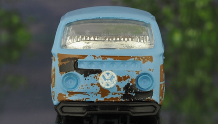 Машинка Базова Hot Wheels Volkswagen T2 Pickup Hot Trucks 1:64 FJW56 Blue - Retromagaz, image 5