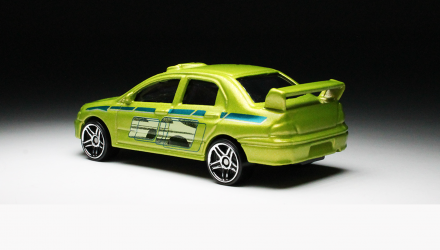 Тематическая Машинка Hot Wheels Mitsubishi Lancer Evolution 7 VII Fast & Furious 1:64 FYY56 Green - Retromagaz, image 3