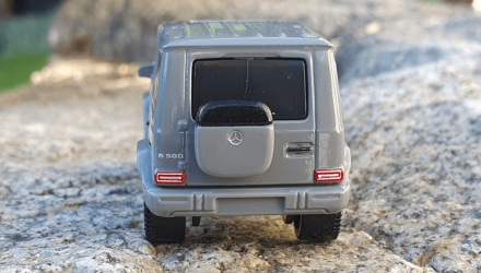 Тематична Машинка Matchbox 2024 Mercedes-Benz G 580 With EQ Technology Moving Parts 1:64 FWD28/HVM77 Grey - Retromagaz, image 5