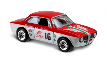 Машинка Premium Hot Wheels Alfa Romeo Giulia Sprint GTA Forza Motorsport 1:64 DJF51 White - Retromagaz, image 4