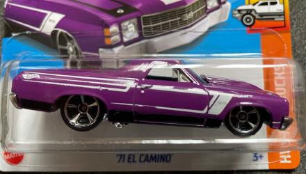 Машинка Базовая Hot Wheels '71 El Camino Hot Trucks 1:64 HTC34 Purple - Retromagaz, image 1