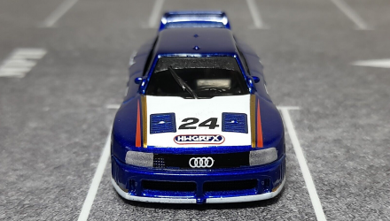 Машинка Базовая Hot Wheels Audi '90 Quattro Turbo 1:64 HTC64 Blue - Retromagaz, image 5