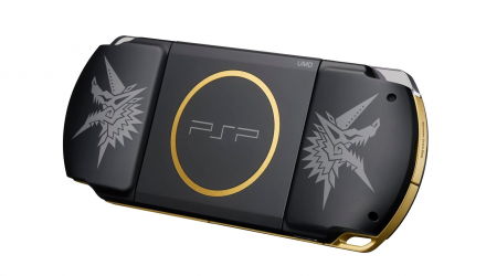 Консоль Sony PlayStation Portable Slim PSP-3ххх Monster Hunter 3 Limited Edition Модифицированная 32GB Gold Black + 5 Встроенных Игр Б/У - Retromagaz, image 4