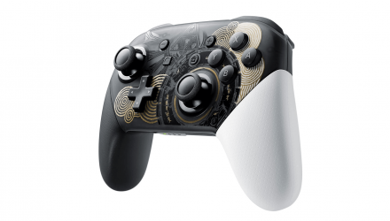 Геймпад Беспроводной Nintendo Switch Pro Controller The Legend of Zelda: Tears of the Kingdom Limited Edition 45496883614 Black Gold Новый - Retromagaz, image 1