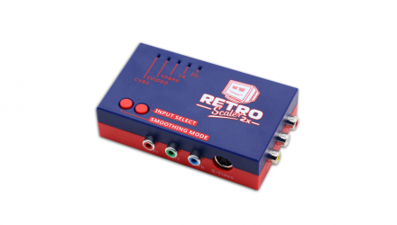 Адаптер Комбинированный RetroScaler N64 2X AV to HDMI Converter and Line-Doubler Blue Red Б/У - Retromagaz, image 1