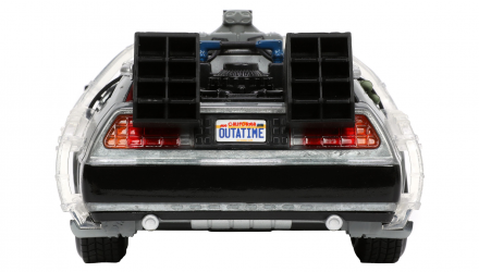 Машинка Jada Delorean DMC-12 Back to the Future 1 Time Machine 1:24 Silver - Retromagaz, image 5