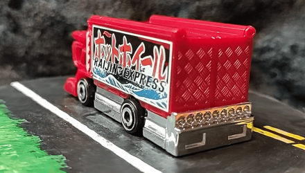 Машинка Базовая Hot Wheels Raijin Express Treasure Hunts Haulers 1:64 HKK98 Red - Retromagaz, image 3