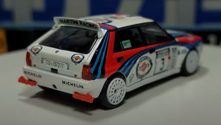 Машинка Premium MINI GT Lancia Delta HF Integrale Evoluzione 1:64 White - Retromagaz, image 3