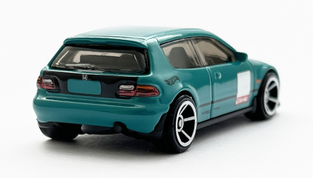 Тематическая Машинка Hot Wheels '92 Honda Civic EG Honda 1:64 HDH20 Turquoise - Retromagaz, image 3