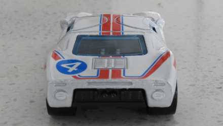 Машинка Базова Hot Wheels Ford GT-40 Gumball 3000 Then and Now 1:64 GTB33 White - Retromagaz, image 6