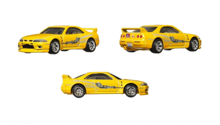 Машинка Premium Hot Wheels 5шт Nissan 240SX / Skyline GT-R / Volkswagen Jetta / Maxima / Ford F-150 Fast & Furious 1:64 HKF08 Yellow - Retromagaz, image 5