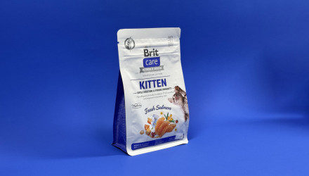 Сухой Корм для Кошек Brit Care Kitten Gentle Digestion Strong Immunity Лосось 400g - Retromagaz, image 2