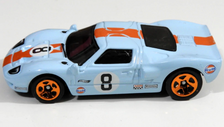 Машинка Базова Hot Wheels Ford GT-40 Gulf Race Day 1:64 GHC55 Light Blue - Retromagaz, image 4