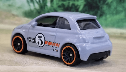 Машинка Базовая Hot Wheels Fiat 500e Compact Kings 1:64 HTC18 Grey - Retromagaz, image 4