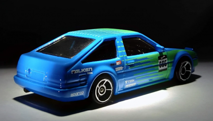 Машинка Базова Hot Wheels Toyota AE86 Sprinter Trueno Falken Drift 1:64 GTB26 Blue - Retromagaz, image 3