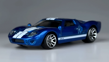 Тематическая Машинка Hot Wheels Ford GT40 Women of Fast & Furious 1:64 HNR88/HRW39 Blue - Retromagaz, image 2