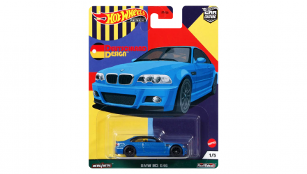 Машинка Premium Hot Wheels BMW M3 E46 Deutschland Design 1:64 GRJ72 Blue - Retromagaz, image 1