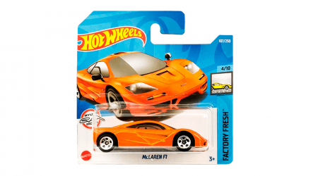 Машинка Базова Hot Wheels McLaren F1 Factory Fresh 1:64 HCX13 Orange - Retromagaz, image 1