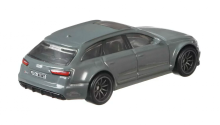 Машинка Premium Hot Wheels '17 Audi RS 6 Avant Fast Wagons 1:64 GRJ65 Dark Grey - Retromagaz, image 3