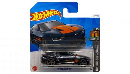 Машинка Базовая Hot Wheels '18 Camaro SS Super Treasure Hunt STH Dream Garage 1:64 HTF31 Black - Retromagaz, image 1