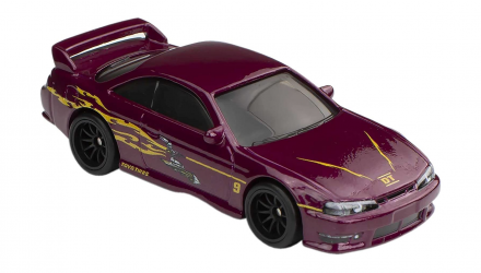 Машинка Premium Hot Wheels Nissan 240SX (S14) Fast & Furious 1:64 HCP27 Dark Red - Retromagaz, image 2