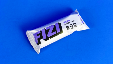 Батончик Fizi Протеиновый Keto Vanilla & Salt 45g - Retromagaz, image 1