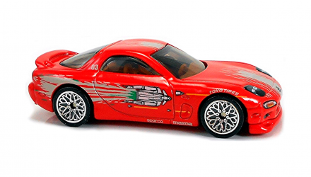 Машинка Premium Hot Wheels '95 Mazda RX-7 Fast & Furious 1:64 GJR76 Red - Retromagaz, image 5