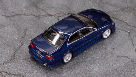 Машинка Premium Tarmac Works VERTEX Toyota Chaser JZX100 GLOBAL64 1:64 TG4G-007-BL Blue - Retromagaz, image 3