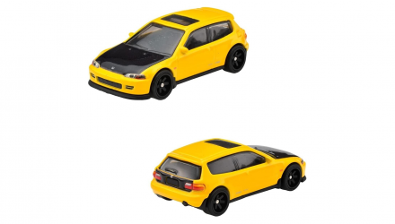 Машинка Premium Hot Wheels 4шт Nissan Sentra / Honda Civic EG / Toyota Celica / Fleet Street Japanese Tuners Diorama 1:64 HCR53 Blue - Retromagaz, image 4