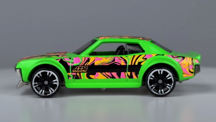 Тематическая Машинка Hot Wheels '70 Toyota Celica Neon Speeders 1:64 HLH72/HRW67 Green - Retromagaz, image 4