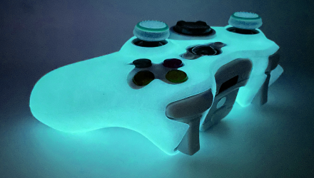 Чехол Силиконовый RMC Xbox One Glowing in Dark Neon Blue Новый - Retromagaz, image 4