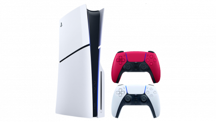 Набор Консоль Sony PlayStation 5 Slim Blu-ray 1TB White Новый + Геймпад Беспроводной DualSense Cosmic Red - Retromagaz, image 1