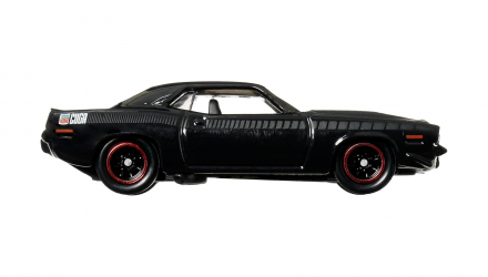 Машинка Premium Hot Wheels 1970 Plymouth AAR Cuda Fast & Furious 1:64 HYP68 Black - Retromagaz, image 4