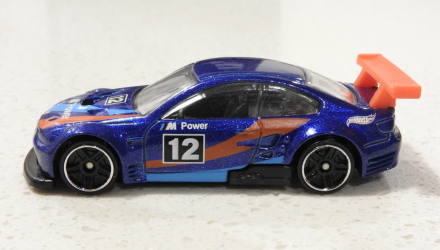 Тематическая Машинка Hot Wheels BMW M3 GT2 BMW 1:64 DJM84 Blue - Retromagaz, image 4