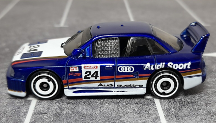 Машинка Базовая Hot Wheels Audi '90 Quattro Turbo 1:64 HTC64 Blue - Retromagaz, image 4