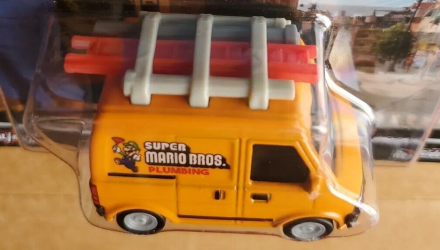 Машинка Premium Hot Wheels Nintendo The Super Mario Bros. Movie Plumber Van Rep. Entertainment 1:64 HKC19 Orange - Retromagaz, image 3