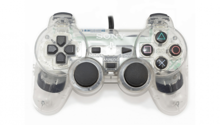 Геймпад Дротовий Sony PlayStation 2 DualShock 2 SCPH-10010 Crystal Б/У - Retromagaz, image 2