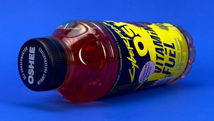 Напій Oshee Cyberpunk Vitamin Fuel Peach & Strawberry 555ml - Retromagaz, image 3