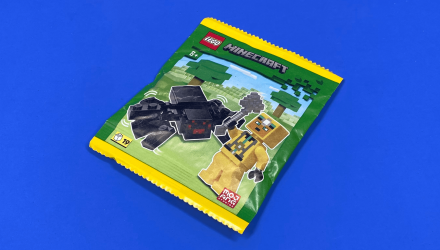 Конструктор Lego Фігурка Cave Explorer with Spider Paper Bag Minecraft 662410 Новый - Retromagaz, image 2