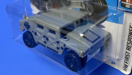 Машинка Базовая Hot Wheels HMMWV Humvee First Response 1:64 HTB58 Grey - Retromagaz, image 3