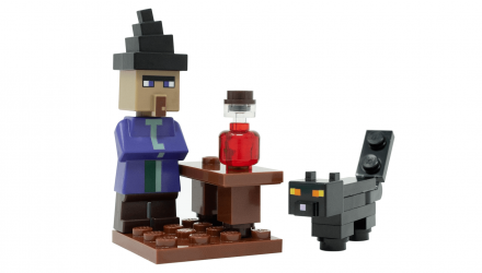 Конструктор Lego Фігурка Witch With Black Cat Paper Bag Minecraft 662408 min150 Новий - Retromagaz, image 1