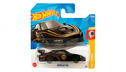 Машинка Базова Hot Wheels Porsche 935 Turbo 1:64 HCW73 Black - Retromagaz, image 1