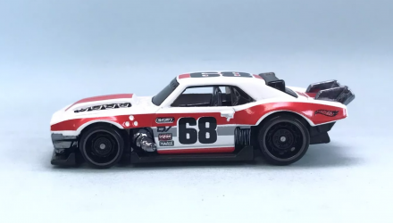 Машинка Базовая Hot Wheels Custom '68 Camaro Modified 1:64 HTD30 White - Retromagaz, image 3