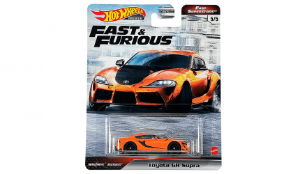 Машинка Premium Hot Wheels Toyota GR Supra Fast & Furious 1:64 GRL80 Orange - Retromagaz, image 1