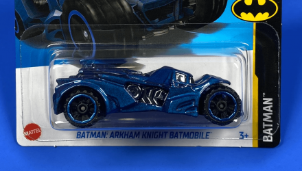 Машинка Базовая Hot Wheels Batman: Arkham Knight Batmobile Batman 1:64 HTD85 Blue - Retromagaz, image 1