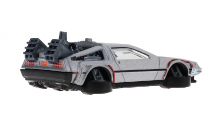 Машинка Базовая Hot Wheels DeLorean DMC-12 Back to the Future Time Machine - Hover Mode Screen Time 1:64 HTB33 Silver - Retromagaz, image 7