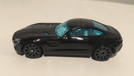 Машинка Базова Hot Wheels '15 Mercedes-AMG GT Nightburnerz 1:64 FJX68 Black - Retromagaz, image 5