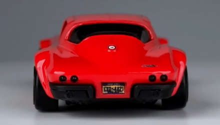 Тематическая Машинка Hot Wheels Custom Corvette Stingray Coupe Women of Fast & Furious 1:64 HNR88/HRW40 Red - Retromagaz, image 6